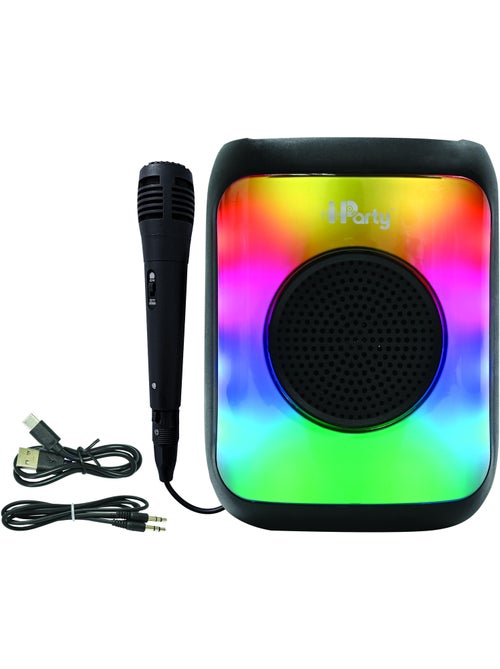 Petite Enceinte Bluetooth® lumineuse effet flammes multicolores avec micro - Kiabi