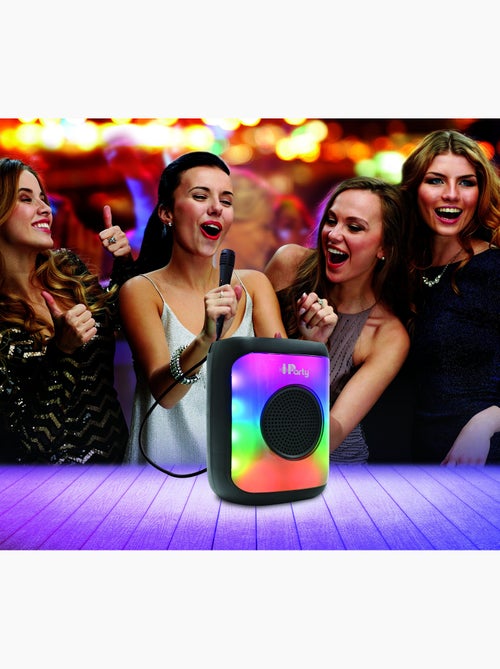 Petite Enceinte Bluetooth® lumineuse effet flammes multicolores avec micro - Kiabi
