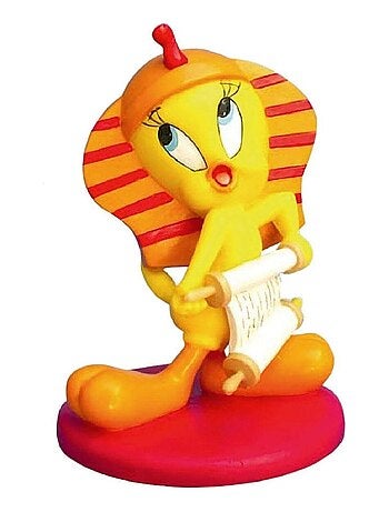 Petite figurine en résine Titi Pharaon