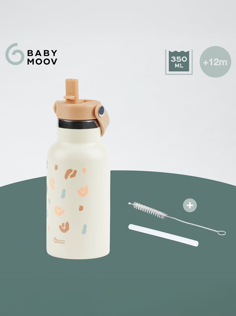 Petite gourde en inox 'Babymoov' Beige - Kiabi