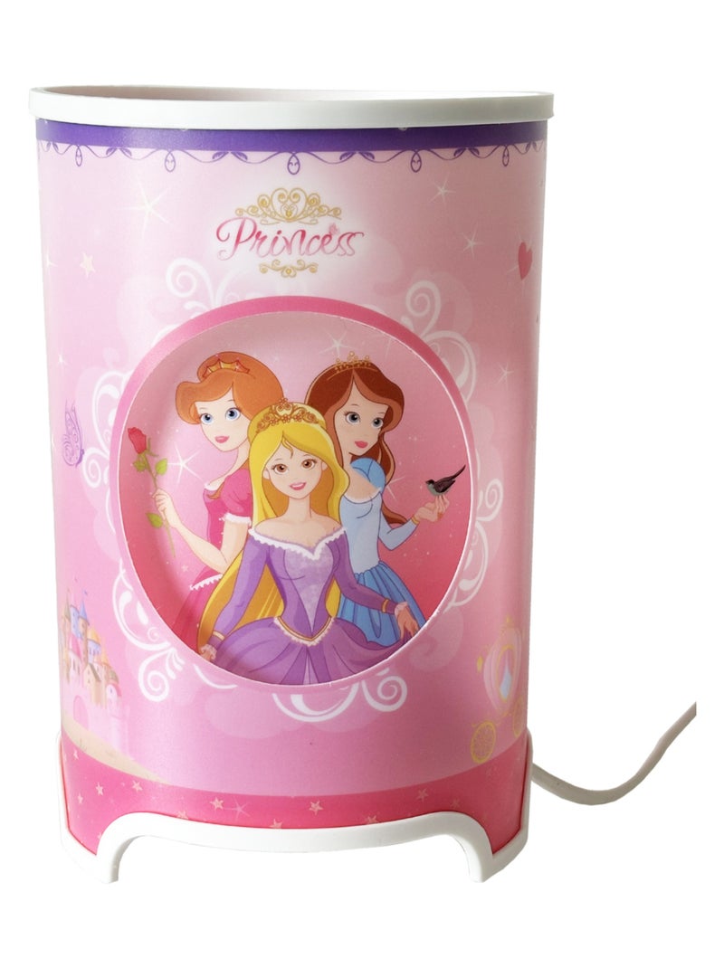 Petite Lampe de chevet petites princesses Rose - Kiabi