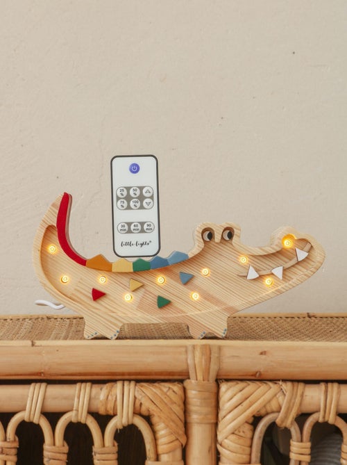 Petite lampe veilleuse crocodile bois - Kiabi Petite lampe veilleuse crocodile bois - Kiabi