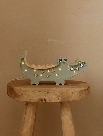 Petite lampe veilleuse crocodile
