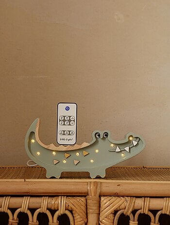 Petite lampe veilleuse crocodile