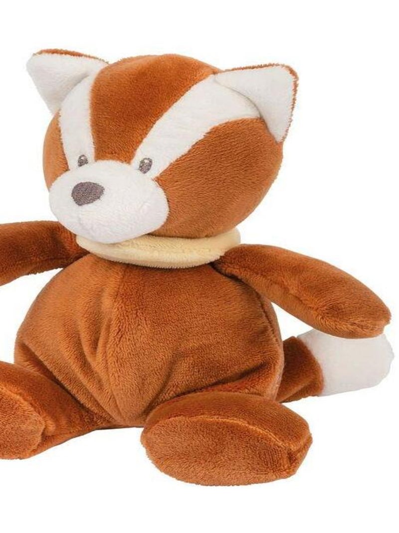 Petite peluche Boris panda roux Boris & Jungo (18 cm) Orange - Kiabi