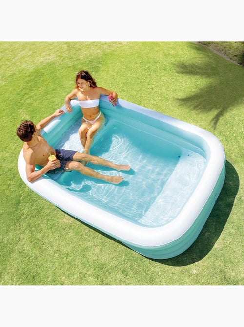 Petite piscine family avec bancs - Kiabi