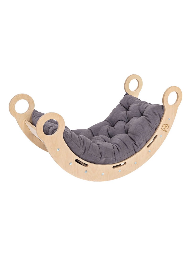 Petite Planche à Bascule pour Enfants classique avec oreiller Gris - Kiabi