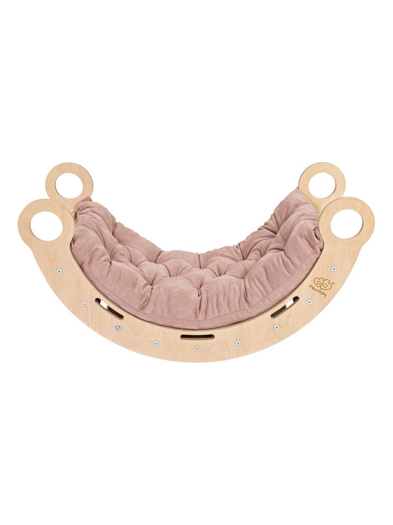 Petite Planche à Bascule pour Enfants classique Toboggan avec oreiller Rose - Kiabi