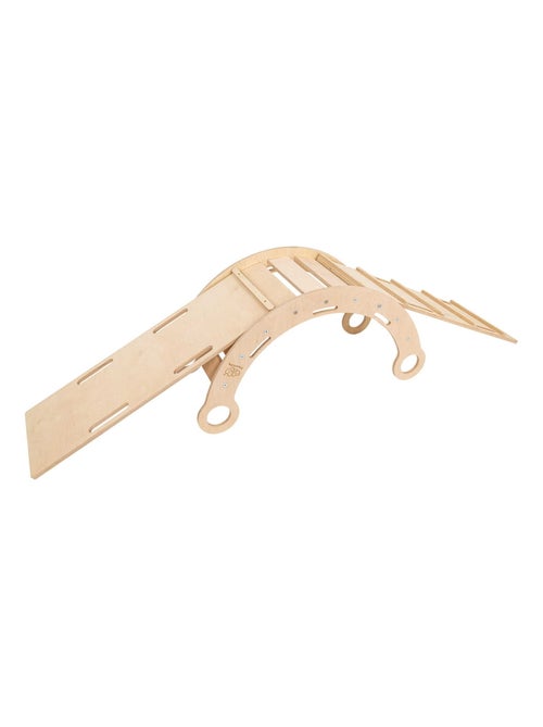 Petite Planche à Bascule pour Enfants classique Toboggan et échelle avec oreiller - Kiabi