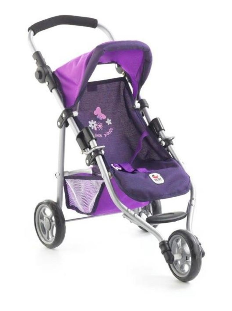 Petite poussette de jogging LOLA - Violet pour poupée Violet - Kiabi