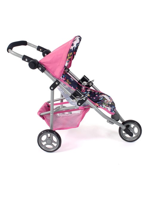 Petite poussette de jogging LOLA Licorne pour poupée - Kiabi