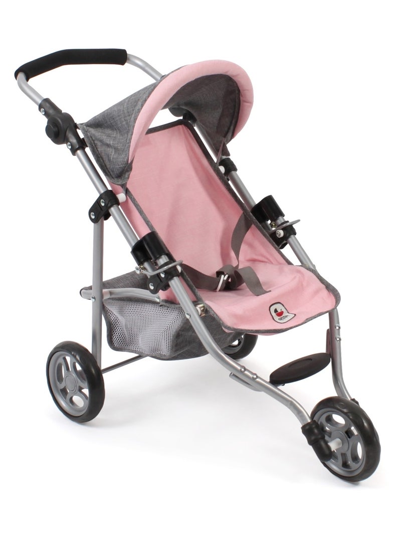 Petite poussette de jogging LOLA pour poupées - Coloris 15 Rose - Kiabi