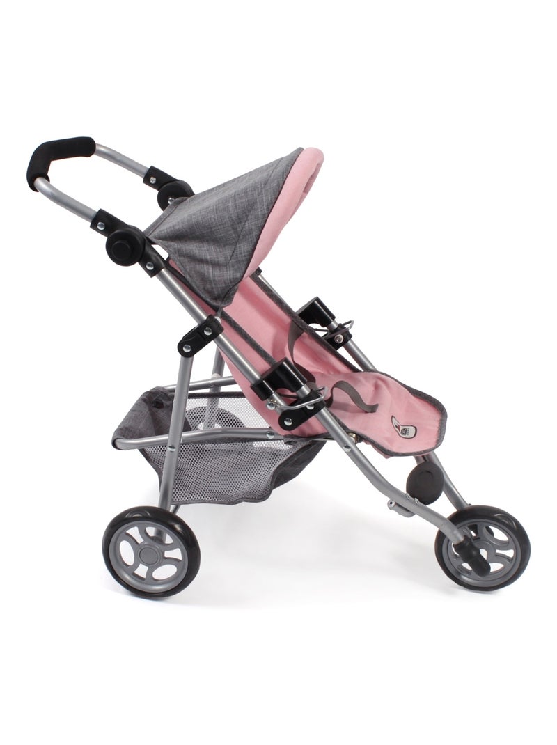 Petite poussette de jogging LOLA pour poupées - Coloris 15 Rose - Kiabi
