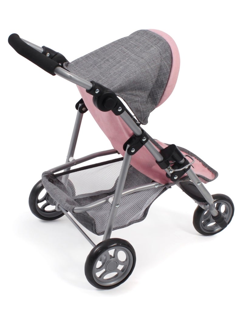 Petite poussette de jogging LOLA pour poupées - Coloris 15 Rose - Kiabi