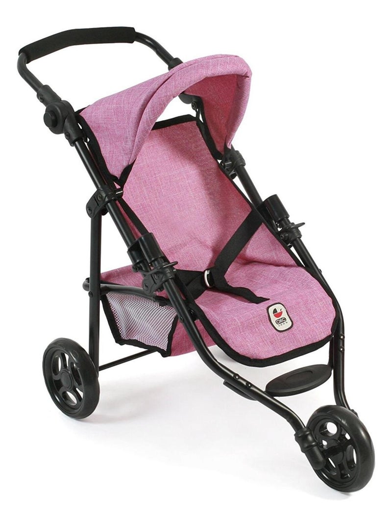 Petite poussette de jogging LOLA pour poupées - Coloris 70 Rose - Kiabi
