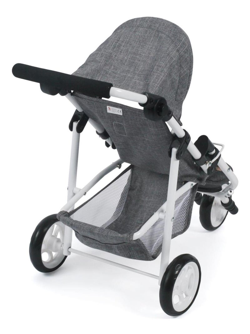 Petite poussette de jogging LOLA pour poupées - Coloris 76 Gris - Kiabi