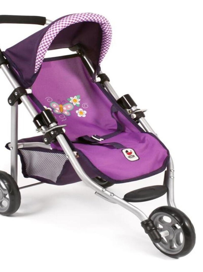 Petite poussette de jogging LOLA pour poupées - Purple Checker N/A - Kiabi