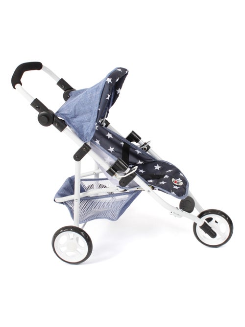 Petite poussette de jogging LOLA pour poupées Bleu marine avec étoiles - Kiabi