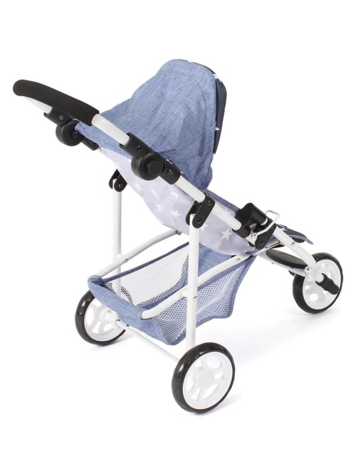 Petite poussette de jogging LOLA pour poupées Bleu marine avec étoiles - Kiabi