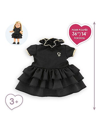 Petite Robe Noire pour poupée ma Corolle