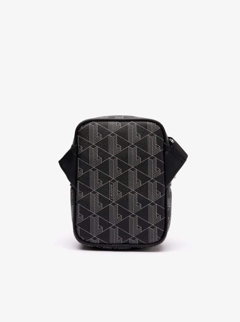Petite Sacoche The Blend Monogramme Homme Lacoste Noir - Kiabi