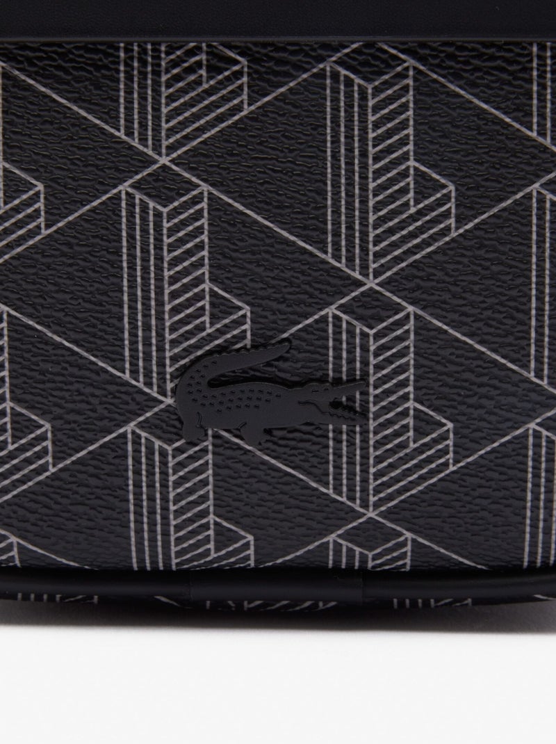 Petite Sacoche The Blend Monogramme Homme Lacoste Noir - Kiabi
