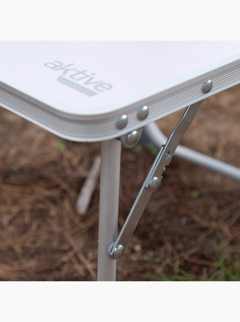 Petite table de camping pliante, anti-bascule et ultra-légère aktive Blanc - Kiabi