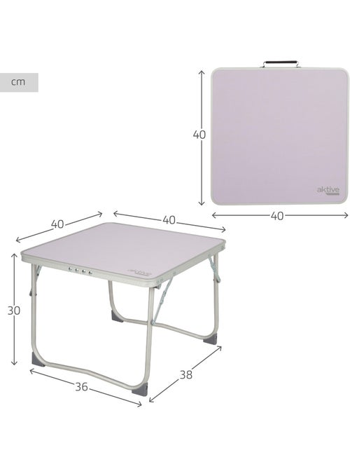 Petite table de camping pliante, anti-bascule et ultra-légère aktive - Kiabi