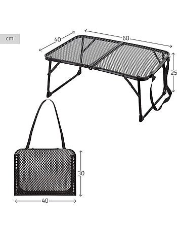 Petite table pliante valise de camping anti-renversement et ultralégère pour barbecue aktive