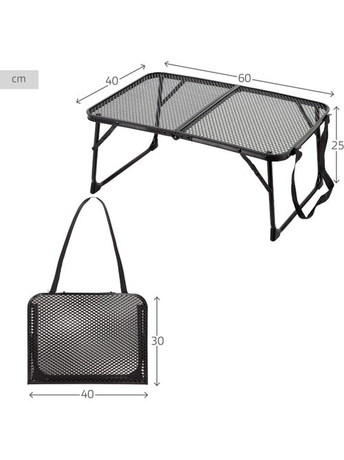 Petite table pliante valise de camping anti-renversement et ultralégère pour barbecue aktive - Kiabi