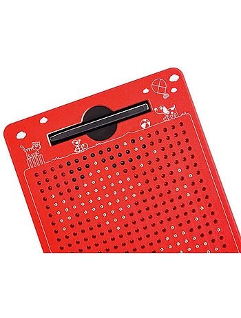 Petite tablette magnétique rouge