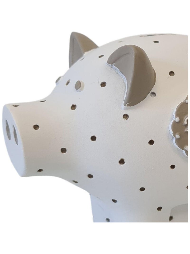 Petite tirelire Cochon Blanc - Mi Hucha Blanc - Kiabi