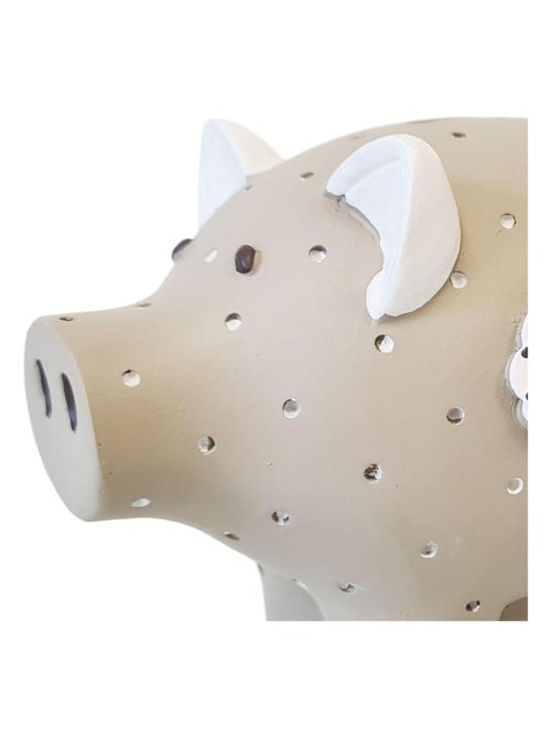 Petite tirelire Cochon Taupe - Mi Hucha - Kiabi