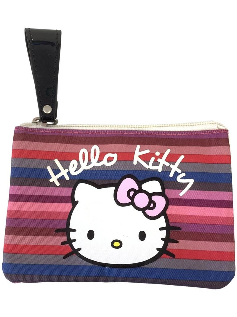 Petite trousse à soufflets stripes Hello Kitty Multicolore - Kiabi