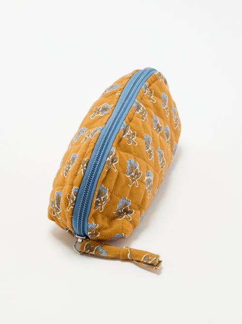 Petite trousse en textile matelassé - Kiabi Petite trousse en textile matelassé - Kiabi