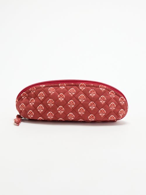 Petite trousse en textile matelassé - Kiabi Petite trousse en textile matelassé - Kiabi
