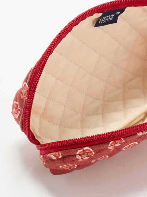 Petite trousse en textile matelassé - Kiabi Petite trousse en textile matelassé - Kiabi
