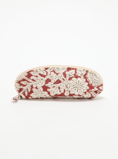 Petite trousse en textile matelassé - Kiabi Petite trousse en textile matelassé - Kiabi