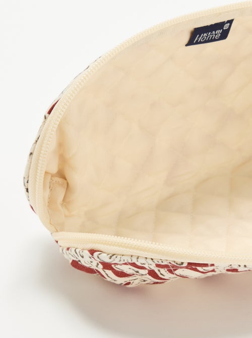 Petite trousse en textile matelassé - Kiabi Petite trousse en textile matelassé - Kiabi