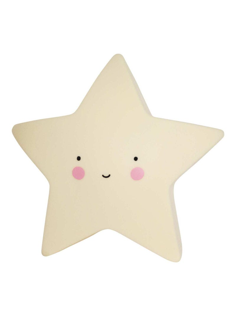 Petite veilleuse étoile jaune (14 cm) Jaune - Kiabi