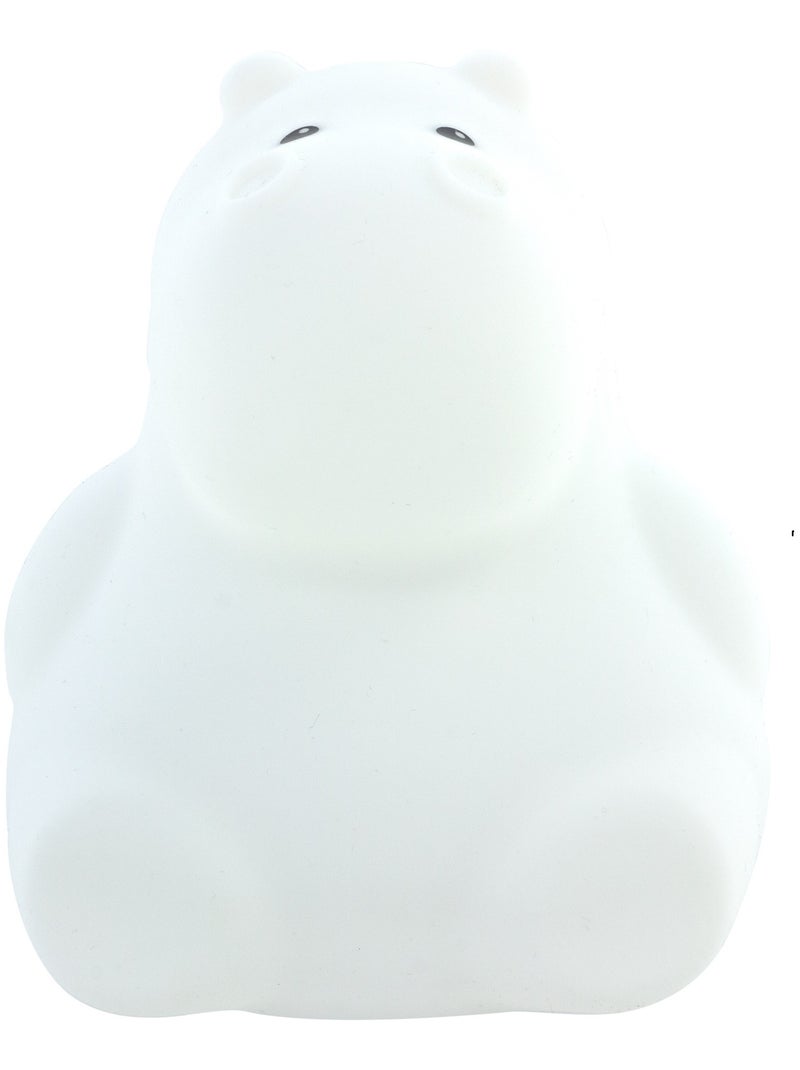 Petite Veilleuse Hippopotame Blanc - Kiabi