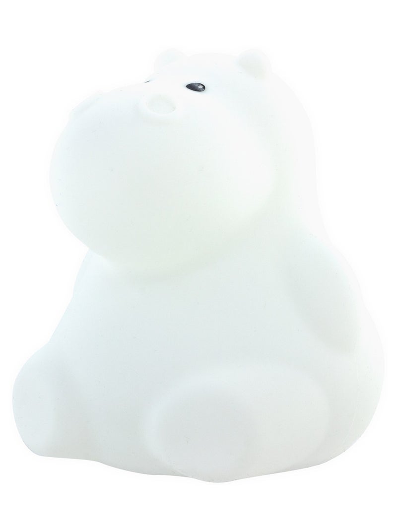 Petite Veilleuse Hippopotame Blanc - Kiabi