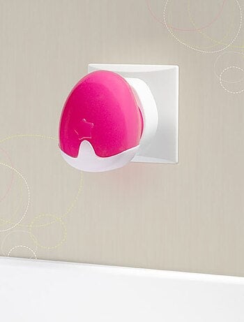 Petite veilleuse murale automatique rose