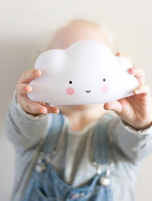 Petite veilleuse nuage blanc (16 cm) - Kiabi