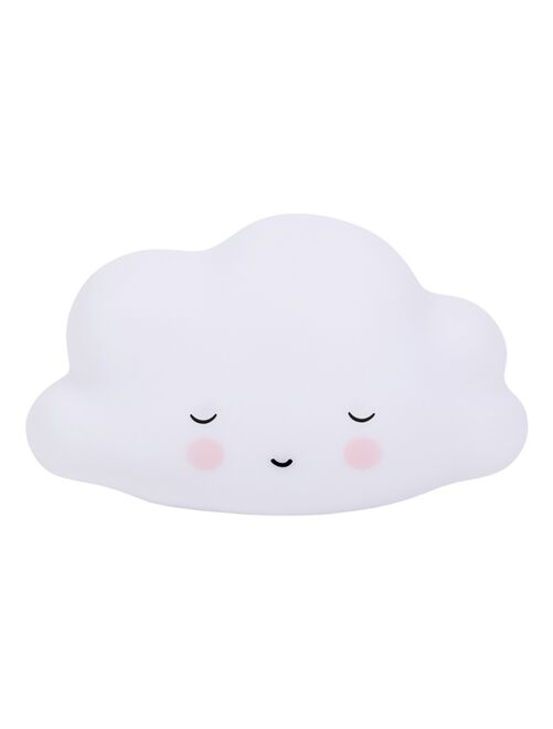 Petite veilleuse nuage blanc endormi (16 cm) - Kiabi