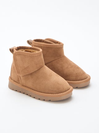 Petites bottes style sudédois en ubuck