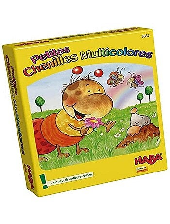 Petites chenilles multicolores