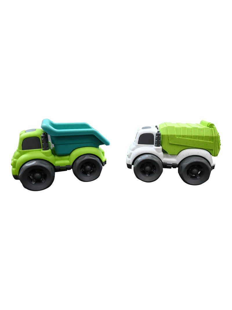 Petites Voitures - Pack de camions Vert - Kiabi