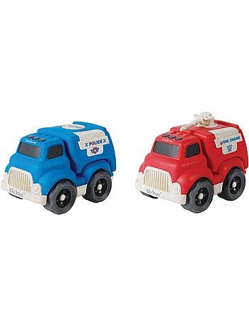 Petites Voitures - Pack de police et camion de pompier