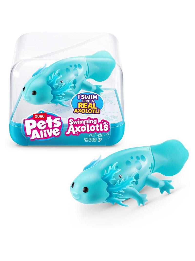 Pets Alive - Axolotls nageur, figurine Bleu - Kiabi
